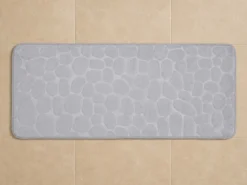 ALFOMBRA BAÑO FORMA GRIS 120X50CM