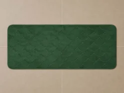ALFOMBRA BAÑO FORMA VERDE 120X50CM
