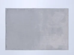 ALFOMBRA SOFT PELO GRIS CON GOMA 60X90