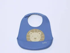 BABERO LEON AZUL SILICONA