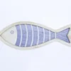 BANDEJA DECORACION MADERA PEZ MARINO 30X11X3