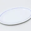 BANDEJA OVAL LINE AZUL 30X21CM