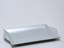 BANDEJA PLATEADA LISS PVC 32X20CM