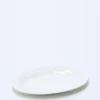 BANDEJA PORCELANA OVALADA BLANCA 31X21CM