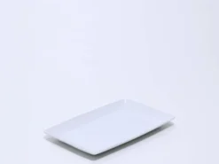 BANDEJA PORCELANA RECTANGULAR 35CM BORDE ANCHO