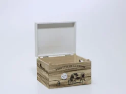 BAUL MADERA GRANJA NATURAL 25X20X16CM