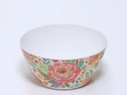 BOL GRANDE MELAMINA 25CM FLORES