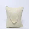 BOLSA ALGODON BLANCO ROTO ACOLCHADA