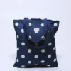 BOLSA CON CREMALLERA BRIDGET TOPO AZUL