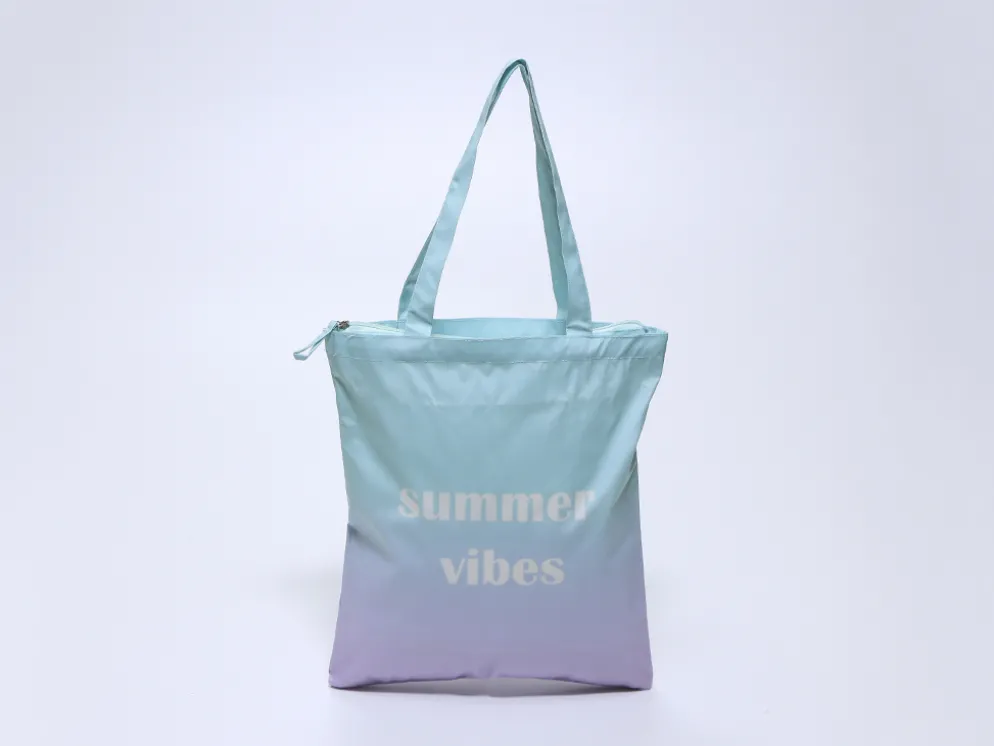 BOLSA CREMALLERA WATERPROOF DEGRADADO AZUL