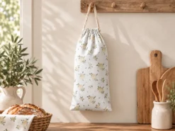 BOLSA DE PAN FLOR VERDE
