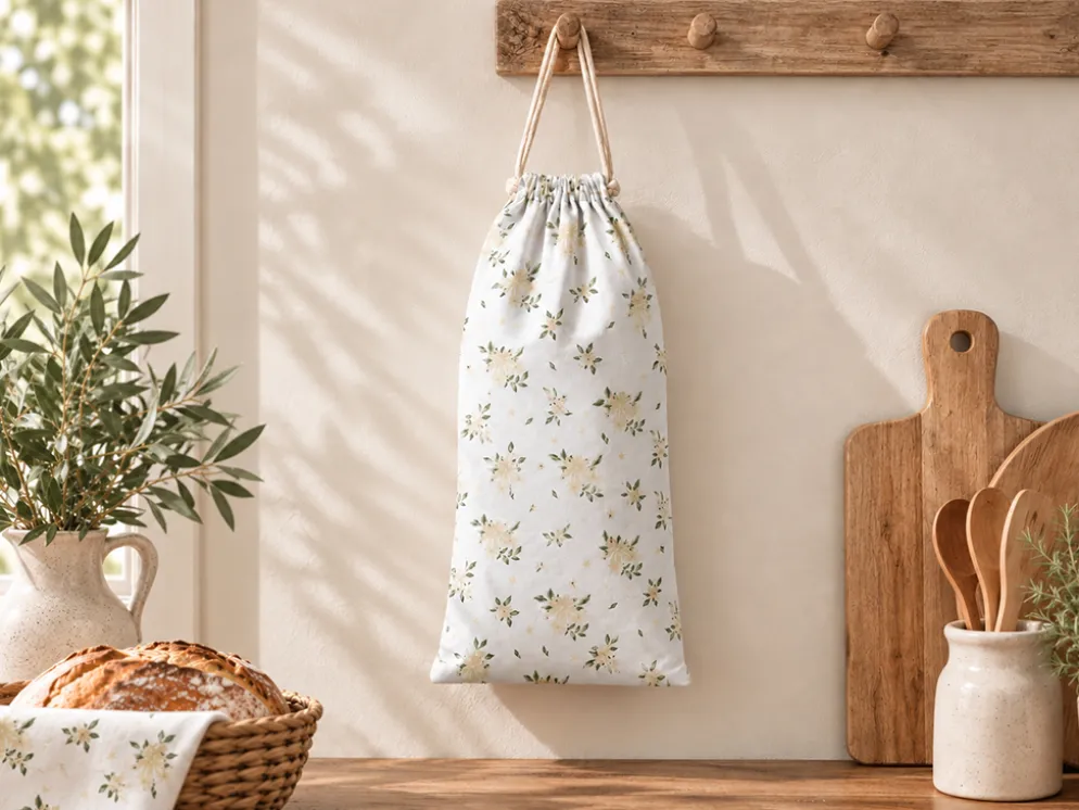 BOLSA DE PAN FLOR VERDE