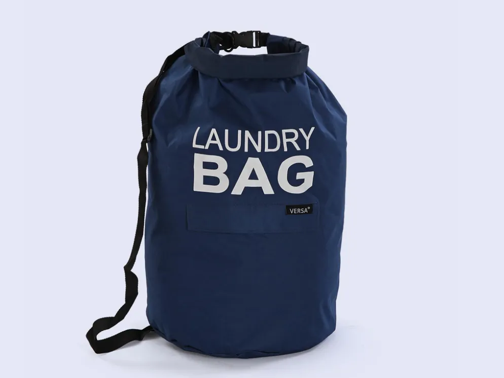 BOLSA LAVANDERIA AZUL OSCURO Ø33X70CM