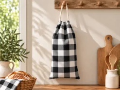 BOLSA PAN VICHY NEGRO/CRUDO