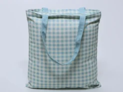 BOLSA VICHY BRIDGET VERDE AGUA CON CREMALLERA