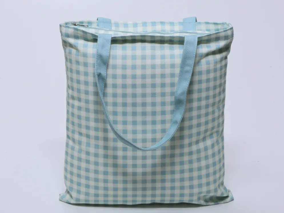 BOLSA VICHY BRIDGET VERDE AGUA CON CREMALLERA