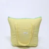 BOLSO CON CREMALLERA VICHY AMARILLO