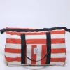 BOLSO VIAJE BORA RAYAS ROJAS