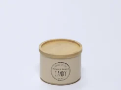 BOTE APILABLE TAPA BAMBU BEIGE CANDY