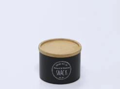 BOTE APILABLE TAPA BAMBU NEGRO SNACK