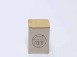 BOTE CAFE TAPA BAMBU BEIGE