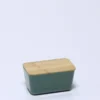 BOTE COCINA ALMACENAJE VERDE OSCURO 11.5X6X6.5CM