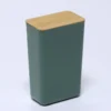 BOTE COCINA ALMACENAJE VERDE OSCURO 11X6X20CM