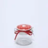 BOTE CRISTAL 500ML TAPA CERAMICA CORAZON