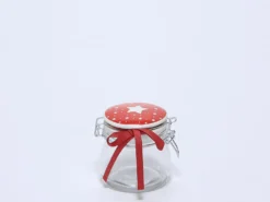 BOTE CRISTAL 500ML TAPA CERAMICA ESTRELLA