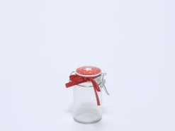 BOTE CRISTAL 250ML TAPA CERAMICA ESTRELLA