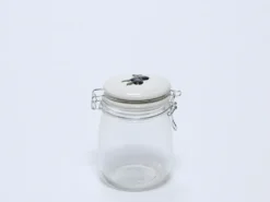 BOTE CRISTAL TAPA OLIVAS CERAMICA 800ML