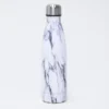 BOTELLA INOX MARMOL BLANCA 500ML