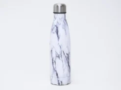 BOTELLA INOX MARMOL BLANCA 500ML