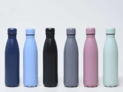 BOTELLA TERMO ROSA INOX 500ML