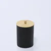 BOTE PLASTICO TAPA BAMBU NEGRO