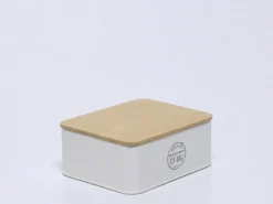 CAJA 6 HUECOS TE TAPA BAMBU CREMA