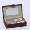 CAJA JOYERO 25CM GRANATE
