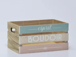 CAJA MADERA COLORES MEDIANA