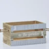 CAJA MADERA CON ASA PEQUEÑO 26X14X16CM