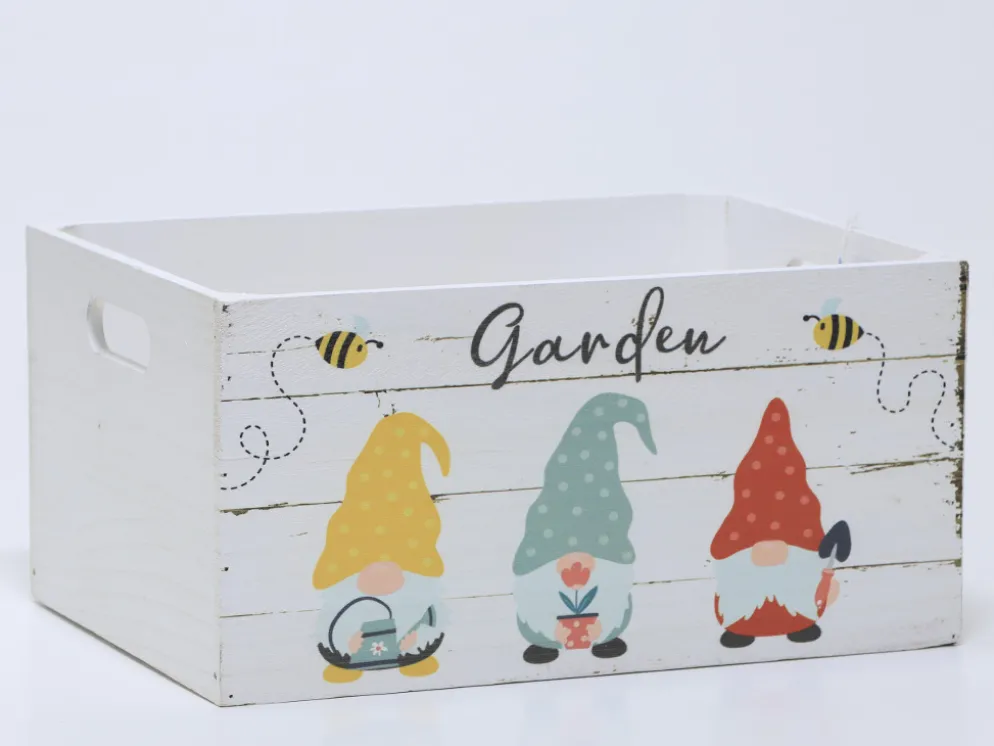 CAJA MADERA ENANITOS GRANDE 36X18X26CM