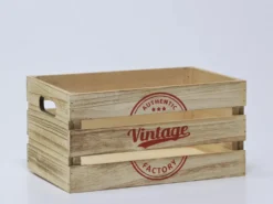 CAJA MADERA SELLO MEDIANO 31X16X21CM