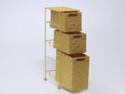 CAJONERA MOSTAZA 3 CAJONES 16X28X57CM