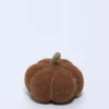 CALABAZA DECORATIVA 17CM TEJA