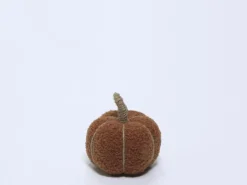 CALABAZA DECORATIVA 13CM TEJA