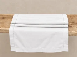 CAMINO MESA PUNTO ABIERTO BLANCO 40X150CM