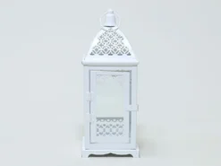 CANDELABRO BLANCO 12.3X12.3X31