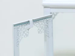 CANDELABRO BLANCO 12.3X12.3X31
