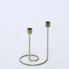 CANDELABRO DORADO DOBLE B