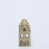 CASA PORTAVELAS METAL DORADA C