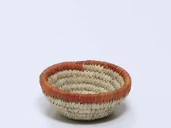 CESTA HOJA PLATANO NARANJA 13CM